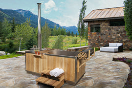 Leisurecraft The Starlight Wood Burning Hot Tub
